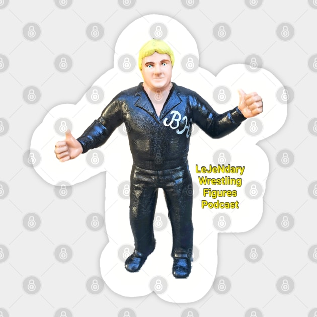 LeJeNdary Wrestling Figures Podcast BH Sticker by LeJeNdary Wrestling Figures